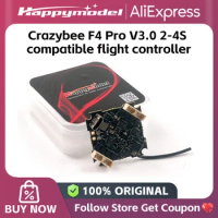 Happymodel Crazybee F4 PRO V3.0 Flight Controller Blheli_S 10A 2-4S ESC Flysky Frsky Receiver for 4K RC FPV Camera Drone Larva X