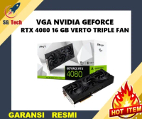 VGA PNY GEFORCE RTX 4080 16GB VERTO Triple Fan GARANSI RESMI 3 TAHUN