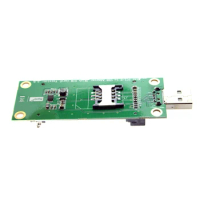 USB Adapter Card with SIM Card Slot Module Testing Tools to Mini PCI-E Wireless WWAN
