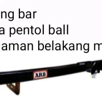Towing bar tanpa pentol ball pengaman belakang mobil calya Sigra