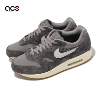 Nike 休閒鞋 Air Max 1 PRM Crepe 烏雲灰 膠底 男鞋 女鞋 Soft Grey FD5088-001