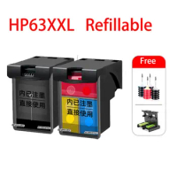 Compatible Refillable Ink Cartridge For HP63 63XL 63XXL Deskjet 1110 1111 1112 2130 2131 2132 2133 2134 2136 2138 3630  Printer