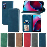 Leather Card Wallet Phone Case For Motorola Edge 30 20 Edge S Plus E40 E32 E22 E20 E30 E7 Shockproof Magnetic Holder Flip Cover