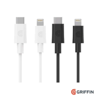 【Griffin】USB-C to Lightning 0.9米 充電傳輸線(Type-C)