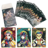 The New Demon Slayer Card English Version Limited Nr Card Ghost Month Card Anime Character Collection Card Children's Toy Gift