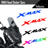Reflective Motorcycle Accessories Scooter body Side Strip fairing Sticker logo decal For Yamaha XMAX125 Xmax250 xmax300 Xmax400