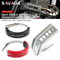 GFor HONDA XR250R XR400R Motorcycle Front Manifolds Exhaust Pipe Protector Muffler Heat Shield Guard