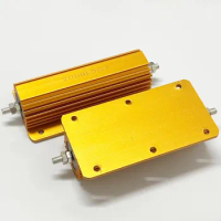 200W RX24 Aluminum Power Metal Shell Case Wirewound Resistor 0.1 ~ 1K 0.15 0.2 0.5 1 2 4 6 8 10 15 20 100 150 200 300 400 1K ohm