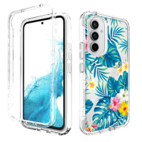 Painted Full Body Clear Cases For Samsung Galaxy A54 5G Case Shockproof TPU Back Cover For Samsung Galaxy A34 5G A14 A24 Carcasa