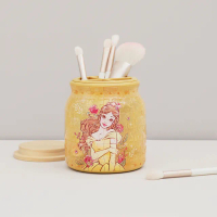 【Pintoo】96片立體收納罐拼圖 - 迪士尼公主系列 - 花漾琉璃 - 貝兒