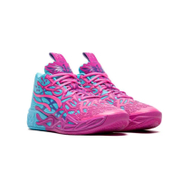 【PUMA】籃球鞋 男鞋 舒適 彈力 LaMelo Ball簽名鞋 MB.04 NBA 夏洛特黃蜂隊 霓虹 藍粉紫 310836-01