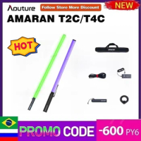 Aputure amaran T2c T4c Tube Light RGB LED Handheld Stick Video Studio Photography Lamps
