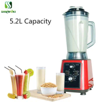 Commercial 5.2L slag free soymilk machine fruit juicer machine rice paste maker machine ice blender machine meat grinder machine
