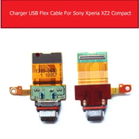 Charger USB Jack Port Flex Cable For Sony Xperia XZ2 Compact / XZ2 Mini CHargring Dock Socket Flex Ribbon Repacement Parts