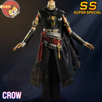 CoCos-SS Game Identity V Crow Antiquarian Cosplay Costume Game Cos Identity V Cosplay Qi Shiyi Crow Costume and Cosplay Wig
