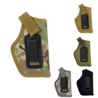 Nylon Military Airsoft Tactical IWB Concealed Belt Holster Pistol Holster Left Right Interchangeable With Clip For Glock