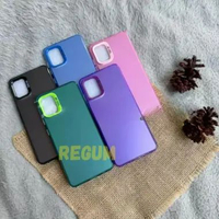 Case Samsung A31, A51, A71 So Cool SoCool Hybird New IMD Plating Silver Chrome PC Silikon A51 Hitam