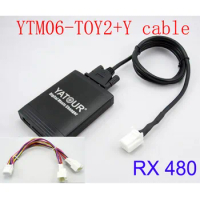 Yatour for Lexus RX 480 RX 300 RX 330 RX 350 2004-2009 With Y cable navi Car stereo USB SD MP3 Player Bluetooth Adapter 6+6 pin