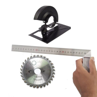 dudukan stand holder mesin gerinda pemotong kayu circular saw + penggaris siku L