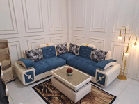 Sofa Sudut Bestseller Dolphin Kain Bludru Midili Premium