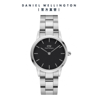 Daniel Wellington DW 手錶 Iconic Link 28mm精鋼錶-耀目亮銀 DW00100208