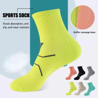 Non Slip Basketball Socks Sports Gear Professional Sock Socks Tube Thickened Football Sports Z9O7