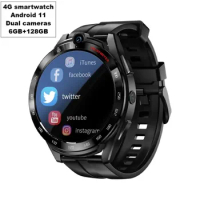 LOKMAT 4G LTE Android 11 Fashion Smart Watch APPLLP 4 PRO 1.6 Inch Full Touch Screen 6+128G Dual Camera Smart Watches