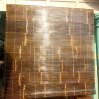 PREMIUM Krey bambu full pernis , tirai bambu , ukuran 2x2