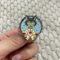 Legoshi A Mild-mannered Male Gray Wolf Enamel Pin Fantasy Beastars Anime Brooch Badge Fashion Jewelr