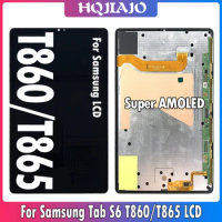 10.5" AMOLED For Samsung Tab S6 T860 T865 LCD Display Touch Screen Assembly Replace For Tab SM-T860 SM-T865 100% Tested