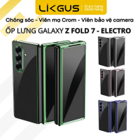 Ốp lưng trong suốt siêu mỏng viện mạ crom cho Samsung Galaxy Z Fold 7 5G hiệu Likgus Platinum - chốn