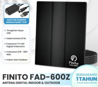 Finito Antena FAD-600Z 1TV Antena Digital Indor Outdor 4K Free Kabel 10M