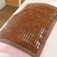 【BuyJM】炭化包邊3D透氣網麻將枕墊附鬆緊帶(長60*寬42)