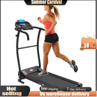 Electric Treadmill Foldable Motorized With Freight Free Treadmill for Home Large Fitness Equipment Body Building Sports