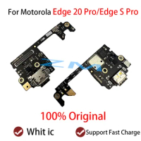 Original USB Charging Port Connector Board For Motorola Edge 20 Pro Charging Connector Repair Parts MOTO Edge S Pro XT2153-1