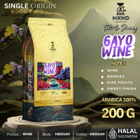 KOPI ARABIKA GAYO NATURAL WINE 200 GRAM SINGLE ORIGIN SPECIALTY COFFEE MKND COFFE ROASTERY