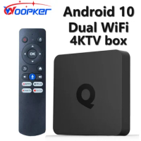 Woopker Smart Atv Q1 Tv Android 10Tv Set Top Box Allwinner H313 2Gb Ram 16Gb Storage Google Voice Support Dual 2G Wifi 4K