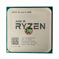 Used AMD Ryzen 5 1600 R5 1600 3.2 GHz Six-Core Twelve Thread 65W CPU Processor YD1600BBM6IAE Socket 