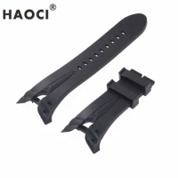 High quality 35mm silicone watch strap for Invicta watches black blue watchband bracelet belt comfortable and waterproof