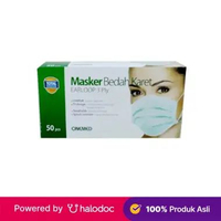 Onemed Masker Earloop 50 Pieces (Random Warna)