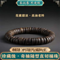 【行氣祛濕】越南芽莊綠奇楠天然沉香手串算盤珠直切藥片佛珠送禮