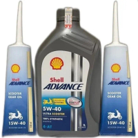 PAKET OLI SHELL ADVANCE ULTRA MATIC 1L + OLI GEAR SHELLNMAX PCX