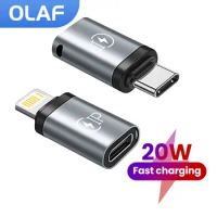 20W USB C Adapter for iPhone 15 Type c Male to Lightning Fast Charging Adaptador for Huawei Xiaomi Samsung Type c Connector