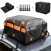 Car Roof Bag SUV Car Roof Top Luggage Cargo Carrier Bag 500L 100% Waterproof Car Roof Box