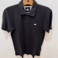 Kaos Polo Pria Quiksilver Original Mw Pique Polo Black New