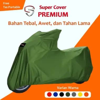 Sarung Motor Fino 125 Supercover Premium Waterproof Warna Hijau