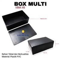 Box Multi Plastik X1 X2 X3 X4 X5 X6 Kotak Tebal Keperluan Elektronik BOX X6 + SKRP 4PCS