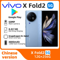Vivo X Fold2 5g SmartPhone CPU Snapdragon8 Gen2 8.03inch AMOLED 120hz Screen 50MP Camera 4800mAh 120W Charge Original Used Phone