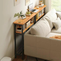 Simple Sofa Gap Super Narrow Side Tables Stitching Storage Organizers Living Room Bedside Filling Multi-functional Tea Tables