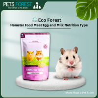 Eco Forest Hamster Food 500g Meat Egg Milk High Protein Makanan Premium Syrian Dwarf